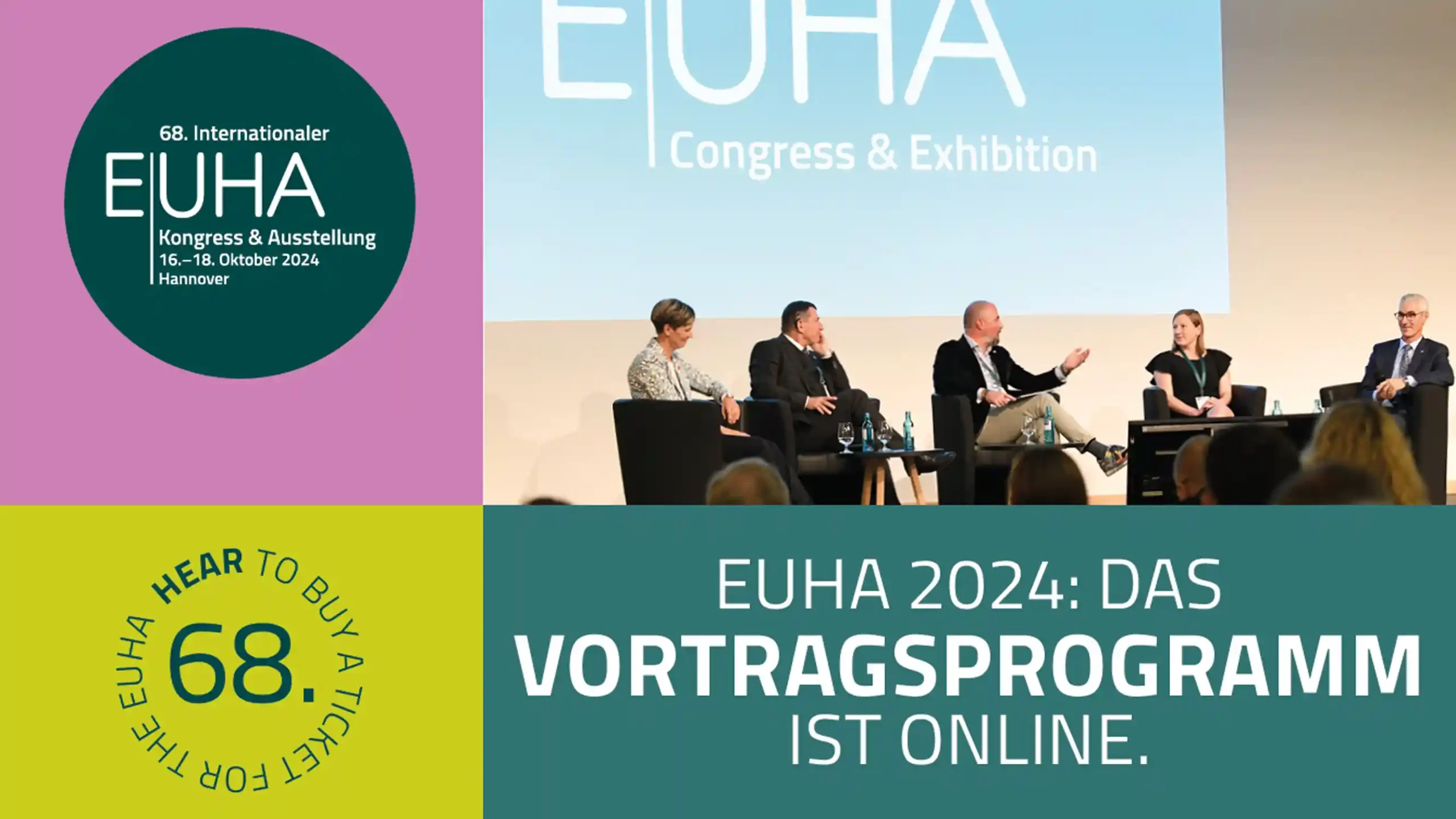 Der 68. EUHA-Kongress Ein umfassendes Vortragsprogramm erwartet die Teilnehmer