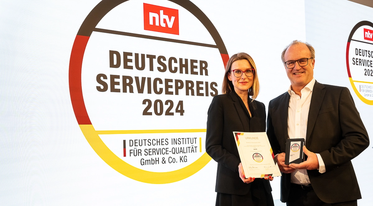 Geers erhält Deutschen Servicepreis 2024 für hervorragenden Kundenservice