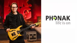 Gitarrenlegende Paul Gilbert ist Phonak-Markenbotschafter