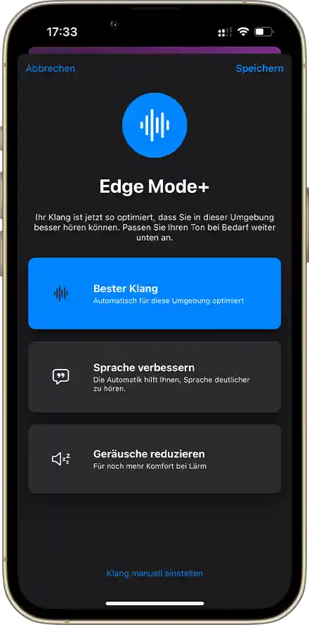 My Starkey App Edge Modus Plus